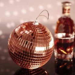 4 Pcs 6" Wide Glass Mirror Disco Balls Ornaments -Optimal Home Decoration 4 pcs 6 wide glass mirror disco balls ornaments 28996281073727