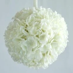 4 Pcs 7" Hydrangea Kissing Flower Balls -Optimal Home Decoration 4 pcs 7 hydrangea kissing flower balls 28957268967487