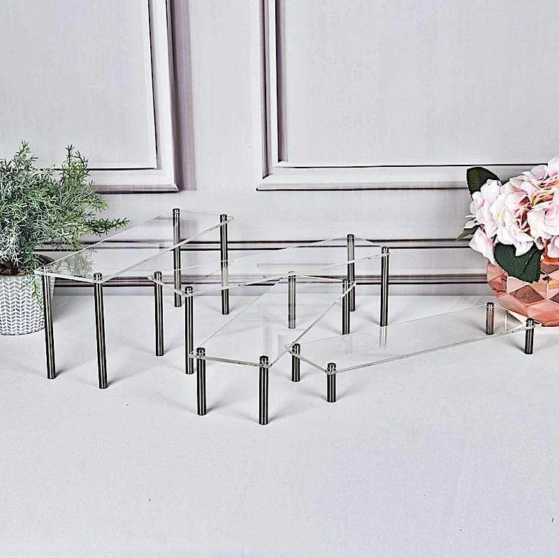 4 Pcs Acrylic Cupcake Holders Dessert Stands Organizer Racks 7 4 Pcs Acrylic Cupcake Holders Dessert Stands Organizer Racks - Image 5