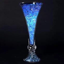 4 Pcs Trumpet Glass Wedding Vases - Clear -Optimal Home Decoration 4 pcs trumpet glass wedding vases clear 29041831837759