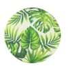 4 Round 15" Tropical Leaf Woven Cotton Placemats - Green 2 4 Round 15" Tropical Leaf Woven Cotton Placemats - Green -Optimal Home Decoration 4 round 15 tropical leaf woven cotton placemats green plmat cot01 leaf 29859567304767