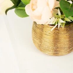 4 Round 3" Metallic Ceramic Flower Plant Pots Succulent Planters 28 4 Round 3" Metallic Ceramic Flower Plant Pots Succulent Planters -Optimal Home Decoration 4 round 3 metallic ceramic flower plant pots succulent planters 30752349290559