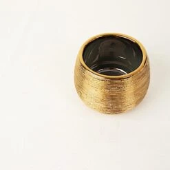 4 Round 3" Metallic Ceramic Flower Plant Pots Succulent Planters 32 4 Round 3" Metallic Ceramic Flower Plant Pots Succulent Planters -Optimal Home Decoration 4 round 3 metallic ceramic flower plant pots succulent planters 30752349749311