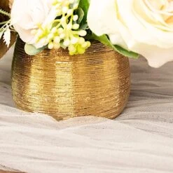 4 Round 3" Metallic Ceramic Flower Plant Pots Succulent Planters 25 4 Round 3" Metallic Ceramic Flower Plant Pots Succulent Planters -Optimal Home Decoration 4 round 3 metallic ceramic flower plant pots succulent planters 30752349978687