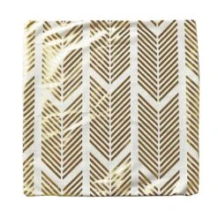 4 Square 18" X 18" Velvet Throw Pillow Covers With Gold Geometric Print