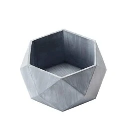4" Tall Mini Concrete Flower Pot Geometric Planter - Gray 15 4" Tall Mini Concrete Flower Pot Geometric Planter - Gray -Optimal Home Decoration 4 tall mini concrete flower pot geometric planter gray plnt rsn 001 4 cem 28949912748095