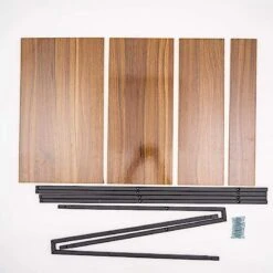 4 Tier Ladder Shelf Metal With Natural Wood Rack Display Stand - Black And Brown 13 4 Tier Ladder Shelf Metal With Natural Wood Rack Display Stand - Black And Brown -Optimal Home Decoration 4 tier ladder shelf metal with natural wood rack display stand black and brown furn wod rck004 dkbn 28945356292159