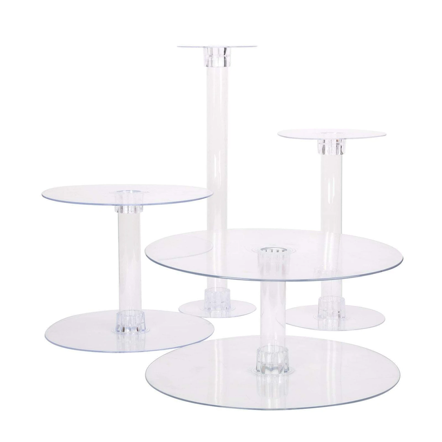 4 Tiers 16" Acrylic CupCake Stand Set 3 4 Tiers 16" Acrylic CupCake Stand Set