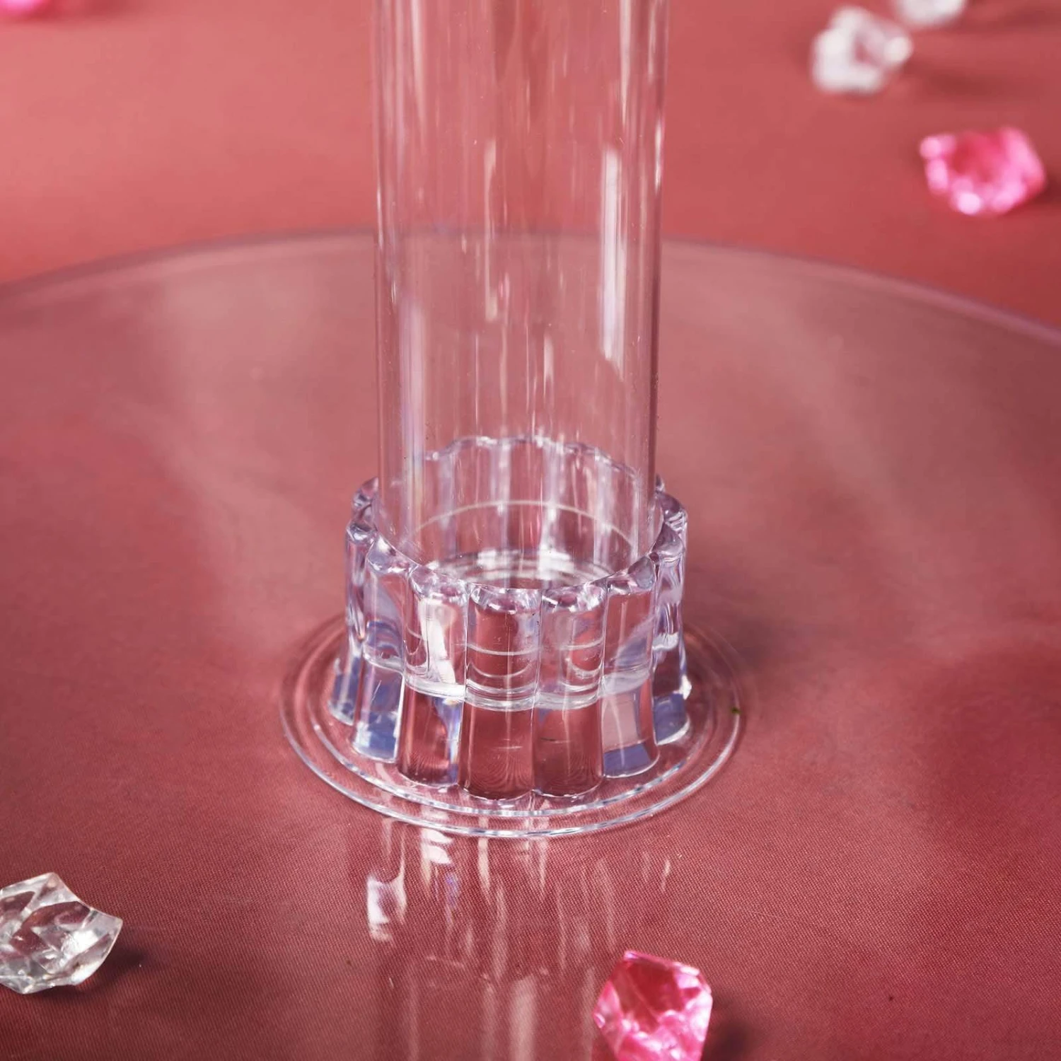 4 Tiers XL Clear Wedding Cupcake Cup Cake Stand Set NEW 8 4 Tiers XL Clear Wedding Cupcake Cup Cake Stand Set NEW - Image 6