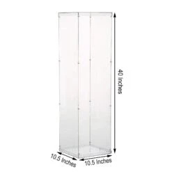 40" Tall Acrylic Display Box Floor Standing Centerpiece -Optimal Home Decoration 40 tall acrylic display box floor standing centerpiece 28992090210367