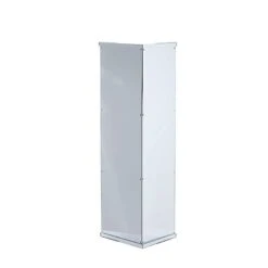 40" Tall Acrylic Display Box Floor Standing Centerpiece -Optimal Home Decoration 40 tall acrylic display box floor standing centerpiece prop box 001 40 silv 28992110002239