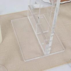 40" Tall Rectangular Over The Table Acrylic Flower Display Stand - Clear -Optimal Home Decoration 40 tall rectangular over the table acrylic flower display stand clear prop stnd 4040 clr 30789979275327
