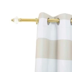 42"-126" Long Adjustable Curtain Rod Set With Crystal Finials - Gold 14 42"-126" Long Adjustable Curtain Rod Set With Crystal Finials - Gold -Optimal Home Decoration 42 126 long adjustable curtain rod set with crystal finials gold cur rod010 42126 gold 15507290357823