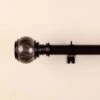 42"-126" Long Adjustable Metal Curtain Rod Set With Marble Finials - Brown 2 42"-126" Long Adjustable Metal Curtain Rod Set With Marble Finials - Brown -Optimal Home Decoration 42 126 long adjustable metal curtain rod set with marble finials brown cur rod004 42126 brnz 5665086079039