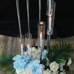 42" Tall Candelabra Candle Holder Centerpiece With Glass 33 42" Tall Candelabra Candle Holder Centerpiece With Glass -Optimal Home Decoration 42 tall candelabra candle holder centerpiece with glass 29034975723583