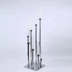 42" Tall Candelabra Candle Holder Centerpiece With Glass 28 42" Tall Candelabra Candle Holder Centerpiece With Glass -Optimal Home Decoration 42 tall candelabra candle holder centerpiece with glass chdlr cand 030 8 silv 29034975559743