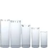 5 Acrylic Cylinder Stands Display Boxes Pedestal Riser Columns - Clear -Optimal Home Decoration 5 acrylic cylinder stands display boxes pedestal riser columns clear prop box 006 set clr 30679234052159