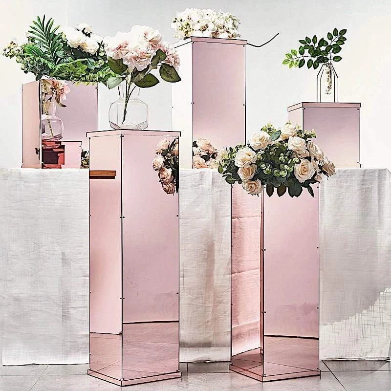 5 Acrylic Display Boxes Centerpieces Pedestal Riser Columns 11 5 Acrylic Display Boxes Centerpieces Pedestal Riser Columns - Image 9