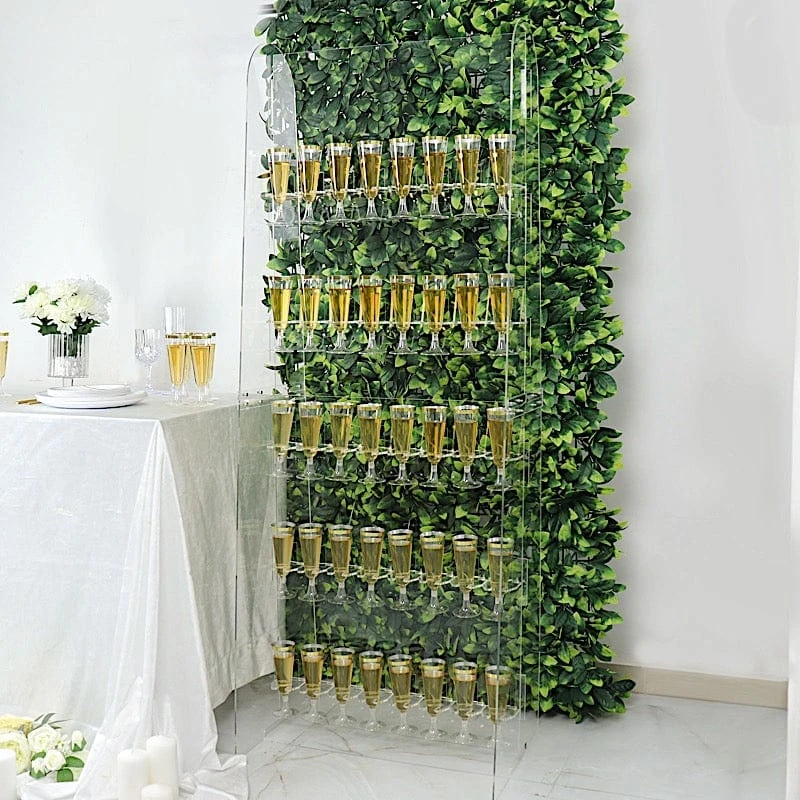 5 Ft Acrylic 5-Tier Wine Glass Rack Champagne Flute Holder Stand - Clear 11 5 Ft Acrylic 5-Tier Wine Glass Rack Champagne Flute Holder Stand - Clear - Image 9