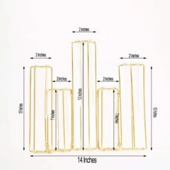 5 Jointed Geometric Flower Vase Holders With Glass Test Tubes 25 5 Jointed Geometric Flower Vase Holders With Glass Test Tubes -Optimal Home Decoration 5 jointed geometric flower vase holders with glass test tubes 28939940560959