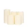 5 Pcs 4" 5" 6" Tall LED Pillar Candles Lights With Remote Control - Ivory -Optimal Home Decoration 5 pcs 4 5 6 tall led pillar candles lights with remote control ivory led cand pl001 set1 ivr 28553871949887