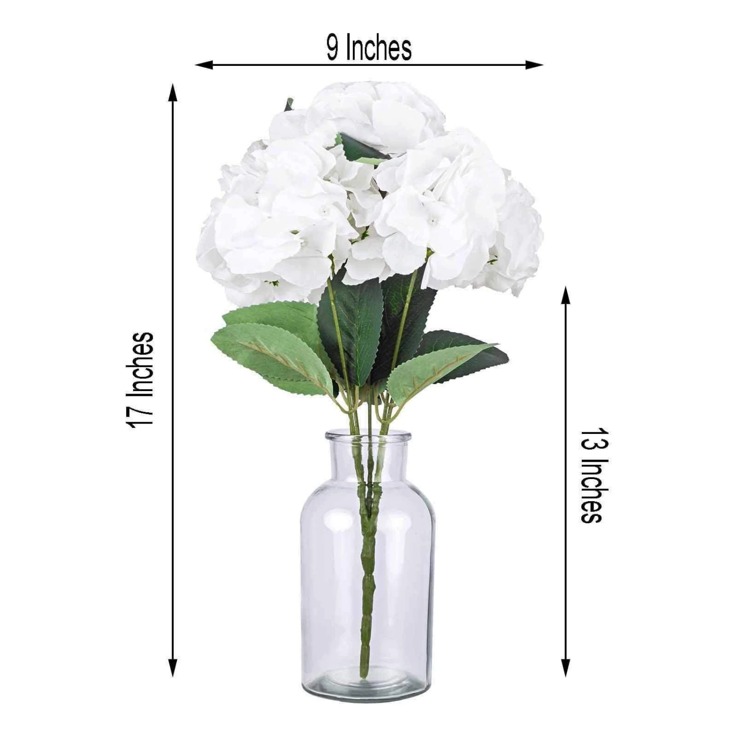 5 Silk Hydrangea Bushes For Floral Arrangements 19 5 Silk Hydrangea Bushes For Floral Arrangements - Image 17