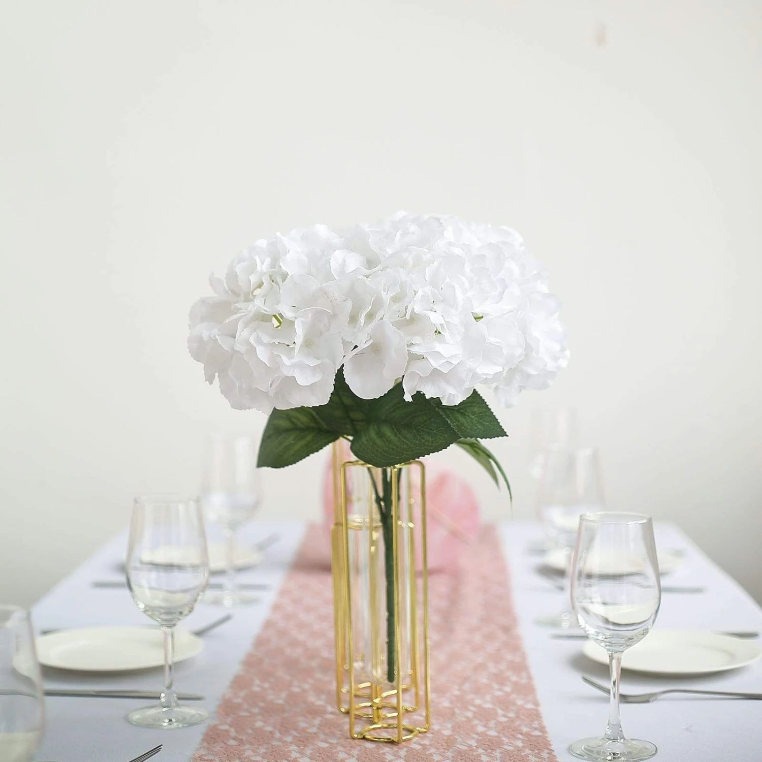 5 Silk Hydrangea Bushes For Floral Arrangements 21 5 Silk Hydrangea Bushes For Floral Arrangements - Image 19