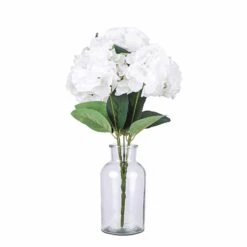 5 Silk Hydrangea Bushes For Floral Arrangements 36 5 Silk Hydrangea Bushes For Floral Arrangements -Optimal Home Decoration 5 silk hydrangea bushes for floral arrangements arti hyd01 wht 28969409937471