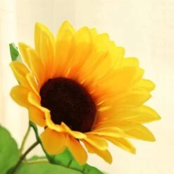 5 Tall Silk Sunflower Bushes With 45 Flowers - Yellow 18 5 Tall Silk Sunflower Bushes With 45 Flowers - Yellow -Optimal Home Decoration 5 tall silk sunflower bushes with 45 flowers yellow arti 865 yelx6 15936616300607