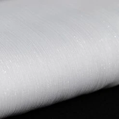 54" X 10 Yards Crinkle Chiffon Fabric Roll - White And Silver -Optimal Home Decoration 54 x 10 yards crinkle chiffon fabric roll white and silver fab 5403 wht 30804938227775
