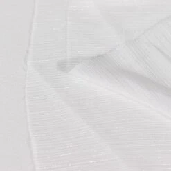 54" X 10 Yards Crinkle Chiffon Fabric Roll - White And Silver -Optimal Home Decoration 54 x 10 yards crinkle chiffon fabric roll white and silver fab 5403 wht 30804938391615