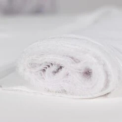 54" X 10 Yards Crinkle Chiffon Fabric Roll - White And Silver -Optimal Home Decoration 54 x 10 yards crinkle chiffon fabric roll white and silver fab 5403 wht 30804938457151