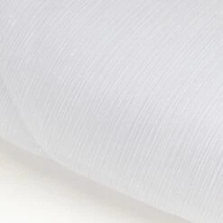 54" X 10 Yards Crinkle Chiffon Fabric Roll - White And Silver -Optimal Home Decoration 54 x 10 yards crinkle chiffon fabric roll white and silver fab 5403 wht 30804938620991
