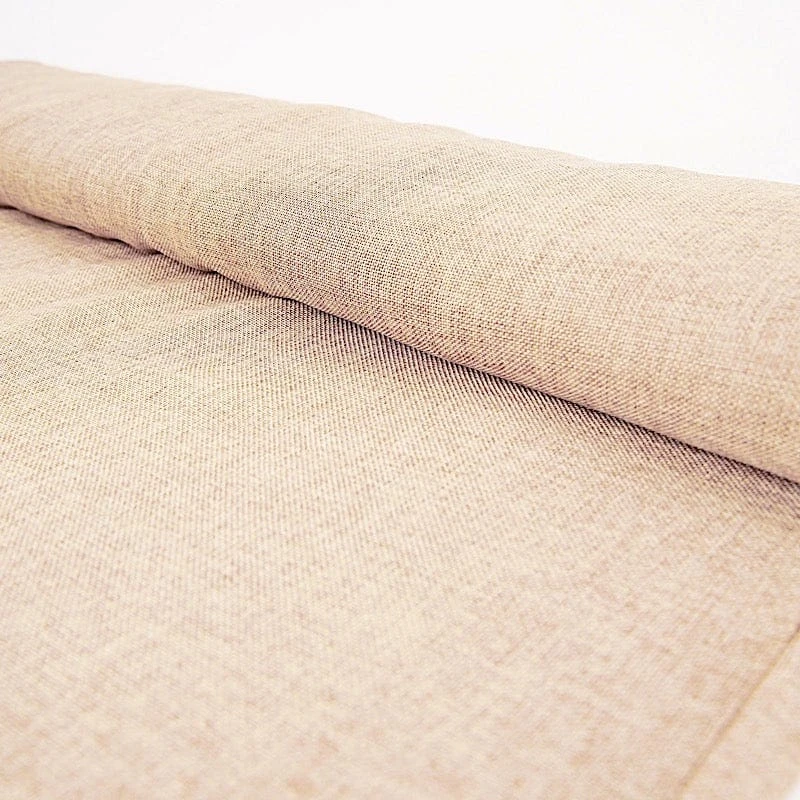 54" X 10 Yards Faux Burlap Fabric Roll - Natural 5 54" X 10 Yards Faux Burlap Fabric Roll - Natural - Image 3