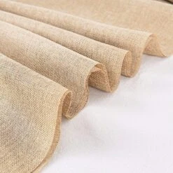 54" X 10 Yards Faux Burlap Fabric Roll - Natural 15 54" X 10 Yards Faux Burlap Fabric Roll - Natural -Optimal Home Decoration 54 x 10 yards faux burlap fabric roll natural fab 54jute03 nat 29128676638783