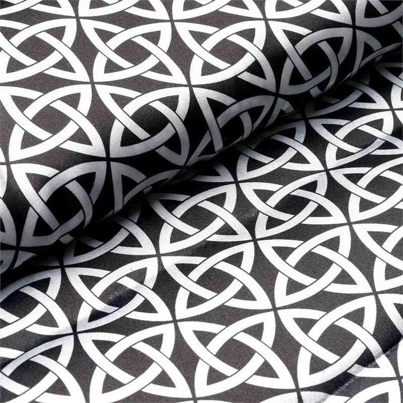 54" X 10 Yards Satin Celtic Pattern Fabric Bolt 3 54" X 10 Yards Satin Celtic Pattern Fabric Bolt