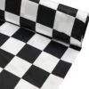 54" X 10 Yards Satin Checkered Fabric Bolt - Black And White -Optimal Home Decoration 54 x 10 yards satin checkered fabric bolt black and white fab 5435 wht blk 11394198634559