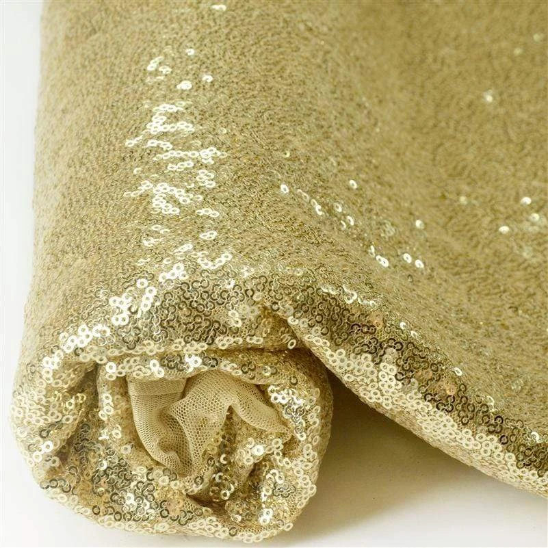54" X 4 Yards Sequined Fabric Bolt 12 54" X 4 Yards Sequined Fabric Bolt - Image 10
