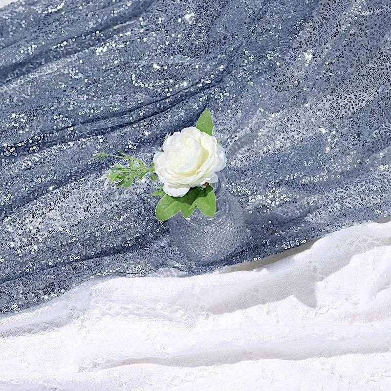 54" X 4 Yards Sequined Fabric Bolt 21 54" X 4 Yards Sequined Fabric Bolt - Image 19