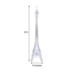 57" Tall LED Lights Eiffel Tower Wedding Party Decorations 21 57" Tall LED Lights Eiffel Tower Wedding Party Decorations -Optimal Home Decoration 57 tall led lights eiffel tower wedding party decorations prop eif003 silv 14202000703551