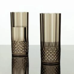 6 Pcs 14 Oz Crystal Plastic Drinking Glasses - Disposable Tableware -Optimal Home Decoration 6 clear 14 oz crystal plastic drinking glasses disposable tableware 30814584078399