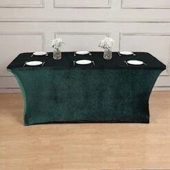6 Ft Fitted Premium Velvet Tablecloth Rectangular Table Cover 25 6 Ft Fitted Premium Velvet Tablecloth Rectangular Table Cover -Optimal Home Decoration 6 ft fitted premium velvet tablecloth rectangular table cover 29849578537023