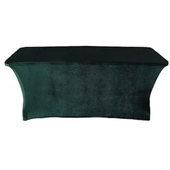 6 Ft Fitted Premium Velvet Tablecloth Rectangular Table Cover