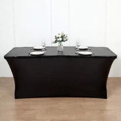 6 Ft Fitted Spandex Tablecloth Metallic Table Cover 24 6 Ft Fitted Spandex Tablecloth Metallic Table Cover -Optimal Home Decoration 6 ft fitted spandex tablecloth metallic table cover 28965955731519