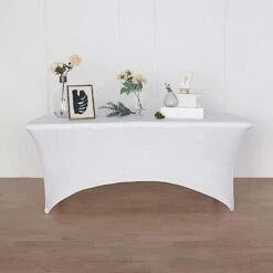 6 Ft Fitted Spandex Tablecloth Open Back Rectangular Table Cover 39 6 Ft Fitted Spandex Tablecloth Open Back Rectangular Table Cover -Optimal Home Decoration 6 ft fitted spandex tablecloth open back rectangular table cover 28965960417343