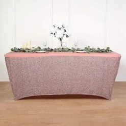 6 Ft Fitted Spandex Tablecloth Ruffled Metallic Table Cover 38 6 Ft Fitted Spandex Tablecloth Ruffled Metallic Table Cover -Optimal Home Decoration 6 ft fitted spandex tablecloth ruffled metallic table cover 28965962121279