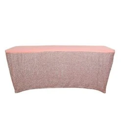 6 Ft Fitted Spandex Tablecloth Ruffled Metallic Table Cover 31 6 Ft Fitted Spandex Tablecloth Ruffled Metallic Table Cover -Optimal Home Decoration 6 ft fitted spandex tablecloth ruffled metallic table cover tab rec spx6ft 23 054 28965961891903