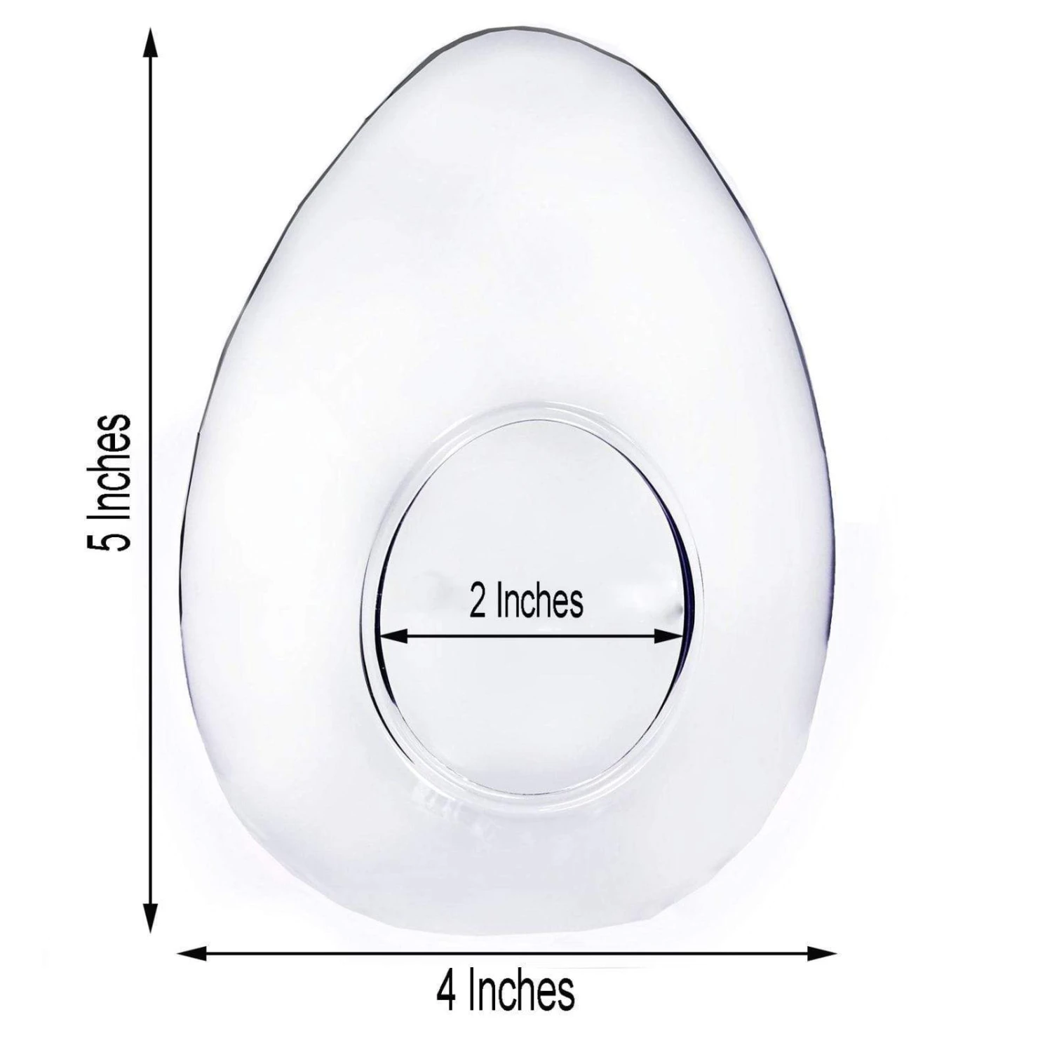 6 Glass Floating Terrariums Wedding Party Centerpieces - Egg 4 6 Glass Floating Terrariums Wedding Party Centerpieces - Egg - Image 2