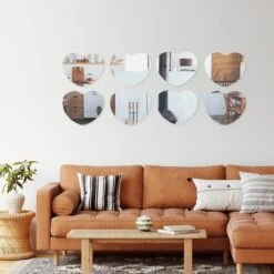6 Pcs 10" Wide Heart Shaped Mirrors Centerpieces 13 6 Pcs 10" Wide Heart Shaped Mirrors Centerpieces -Optimal Home Decoration 6 pcs 10 wide heart shaped mirrors centerpieces mirr 10 hrt 29044362182719