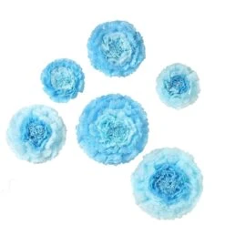 6 Pcs 12" 16" 20" Wide Large Carnations Tissue Paper Flowers 39 6 Pcs 12" 16" 20" Wide Large Carnations Tissue Paper Flowers -Optimal Home Decoration 6 pcs 12 16 20 wide large carnations tissue paper flowers pom flo04 1220 050 28992044204095